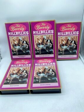 The Beverly Hillbillies Collector's Edition VHS Set - Pink Covers- Set of 5